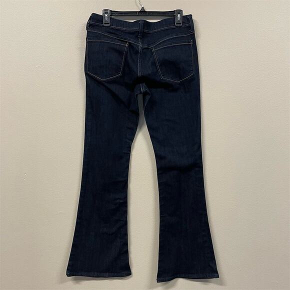 Old Navy Women's Size 14 Wide-Leg Dark Blue Jeans Relaxed Fit - Picture 5 of 7